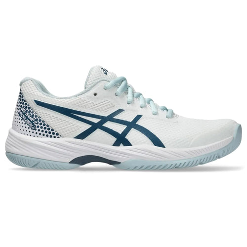 ASICS Womens Gel-Game 9 Pickleball Shoes 8 White/Vintage Indigo